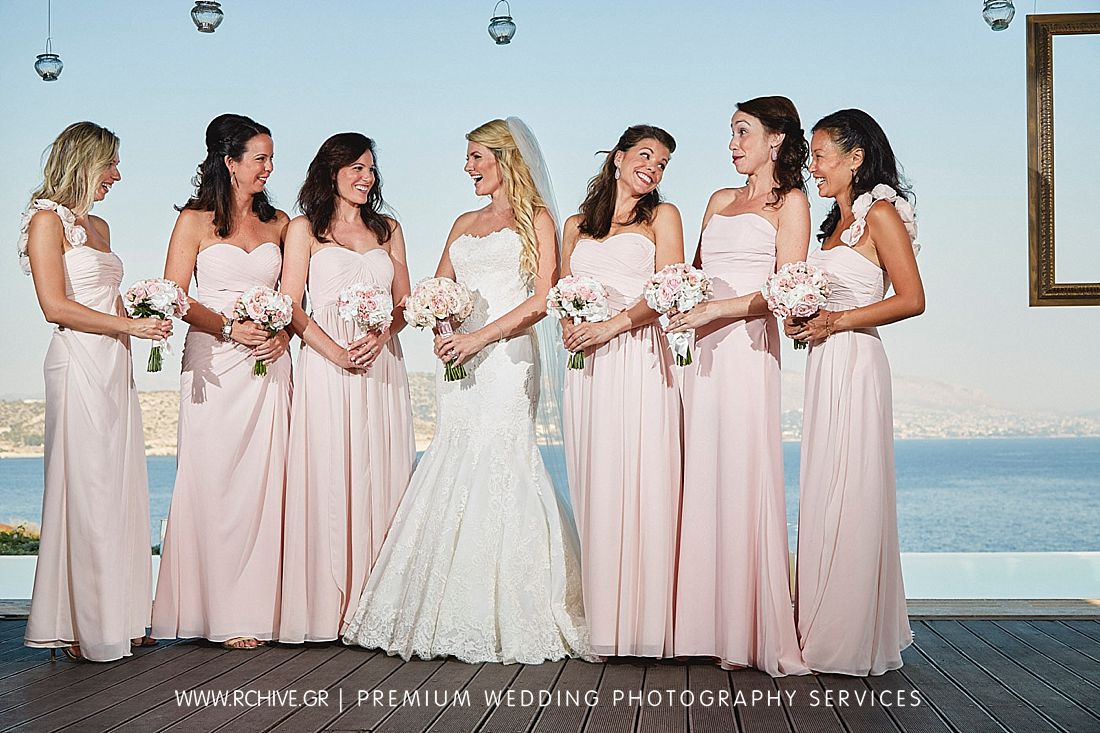 bridesmaids island private house wedding