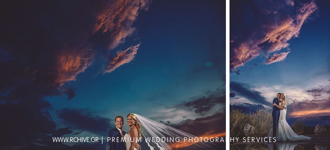 sunset day after wedding photography